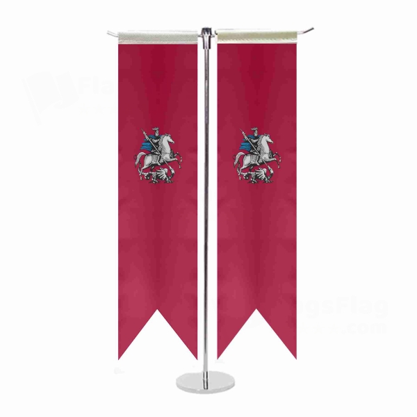 Moscow T Table Flags