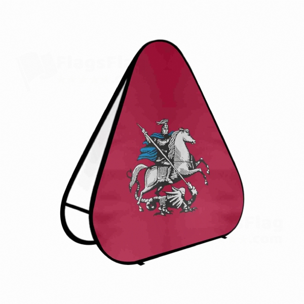 Moscow Triangle Fabric Banner Display Stands