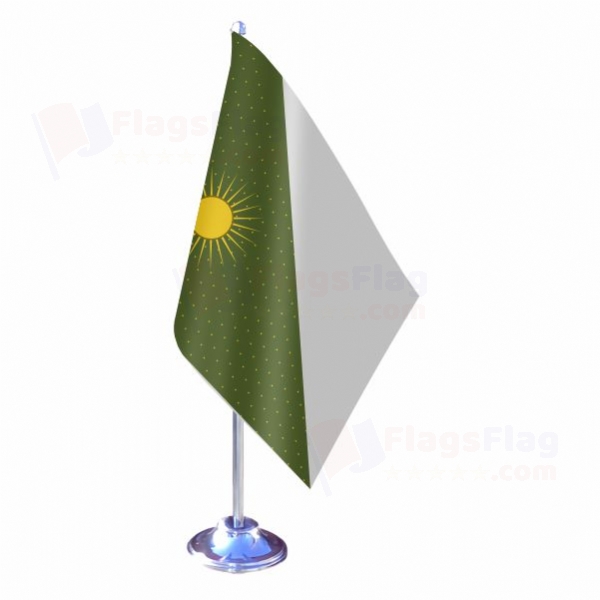 Mughal Empire Single Table Flag