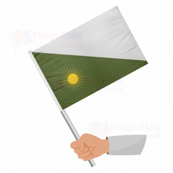 Mughal Empire Stick Flag