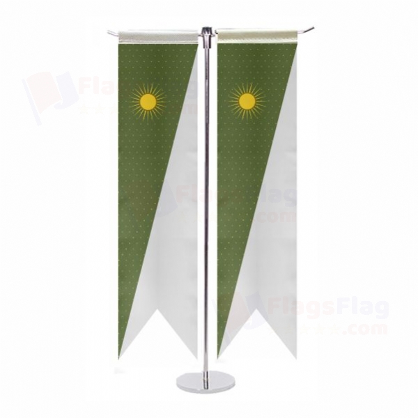 Mughal Empire T Table Flags