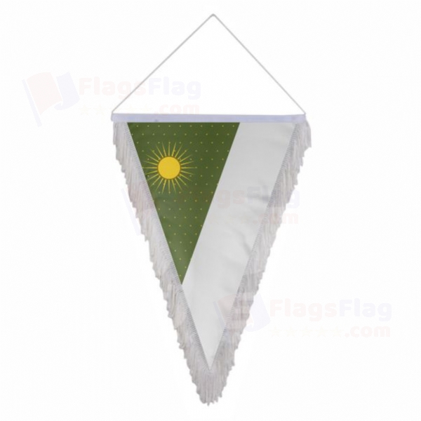 Mughal Empire Triangle Fringed Streamers