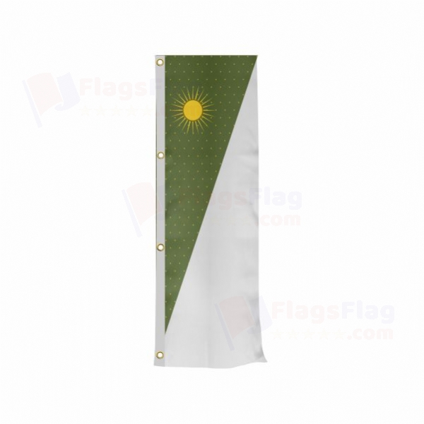 Mughal Empire Vertically Raised Flags