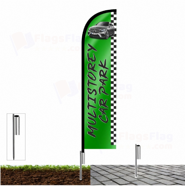 Multistorey Car Park Beach Flags