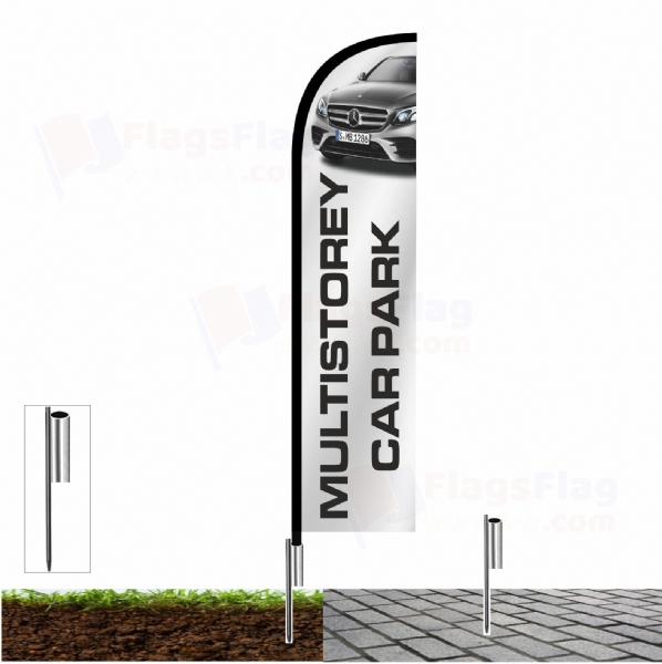 Multistorey Car Park Custom Design Flag Multistorey Car Park Custom Flags