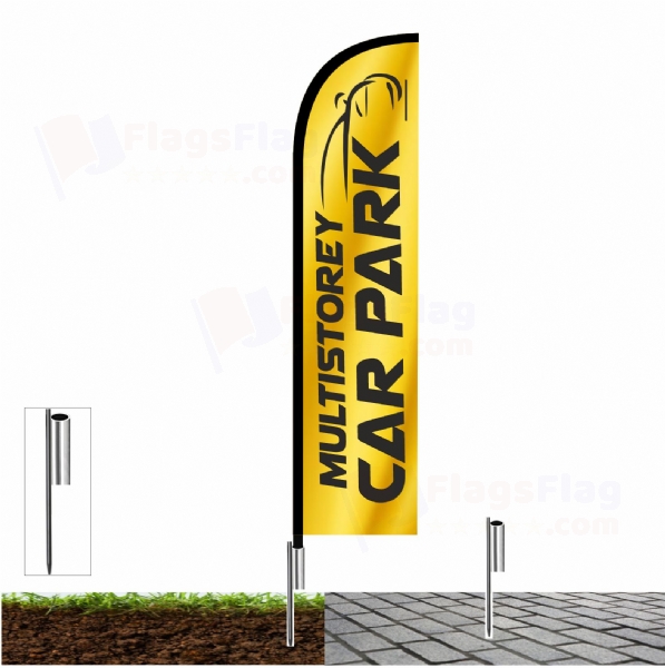 Multistorey Car Park Sail Flag
