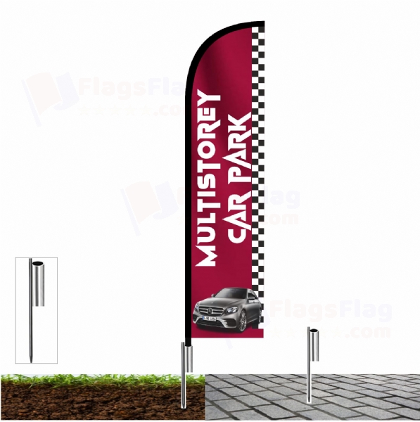 Multistorey Car Park Sail Flags