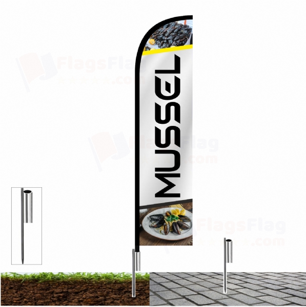Mussel Pole Flags