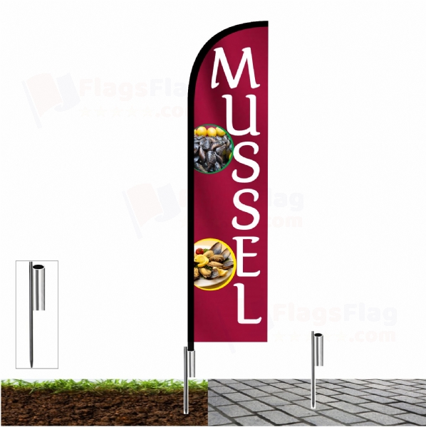 Mussel Shop Front Flags