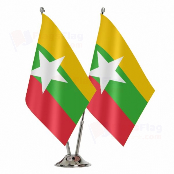 Myanmar 2 Table Flags