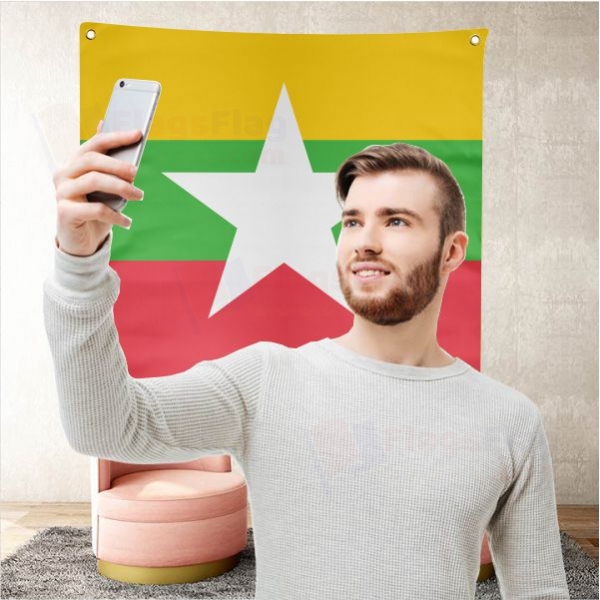 Myanmar Background Selfie Shooting Landscapes
