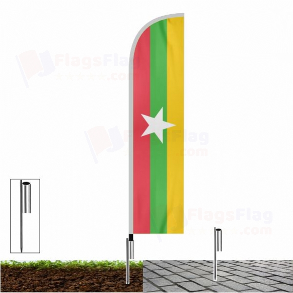 Myanmar Beach Flags Myanmar Sailing Flags