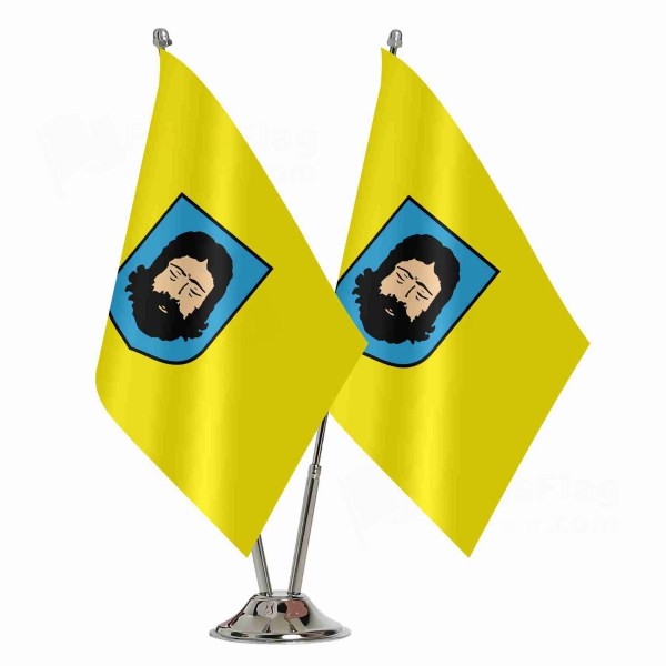 Myslowice 2 Table Flags