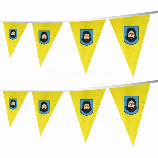 Myslowice Stringed Triangle Flag