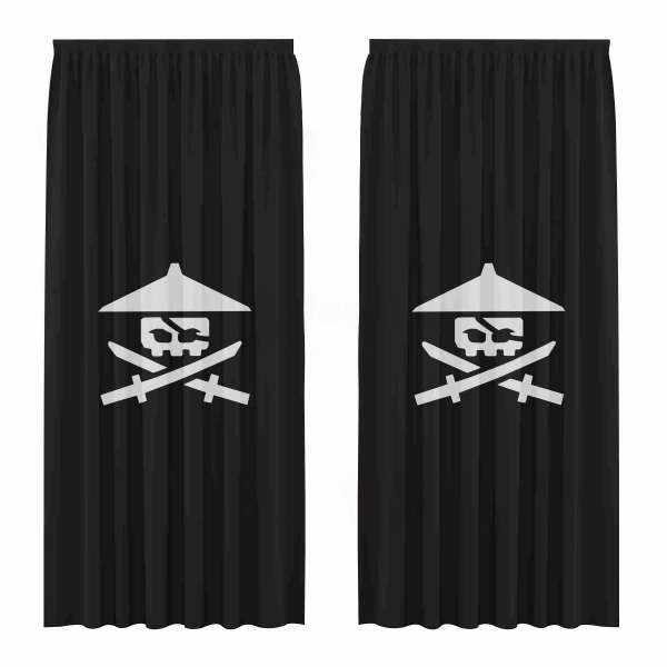 Nadakhans Jolly Roger Digital Printed Curtains