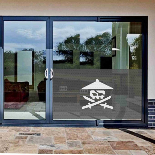 Nadakhans Jolly Roger Glass Film Nadakhans Jolly Roger One Way Vision Printing