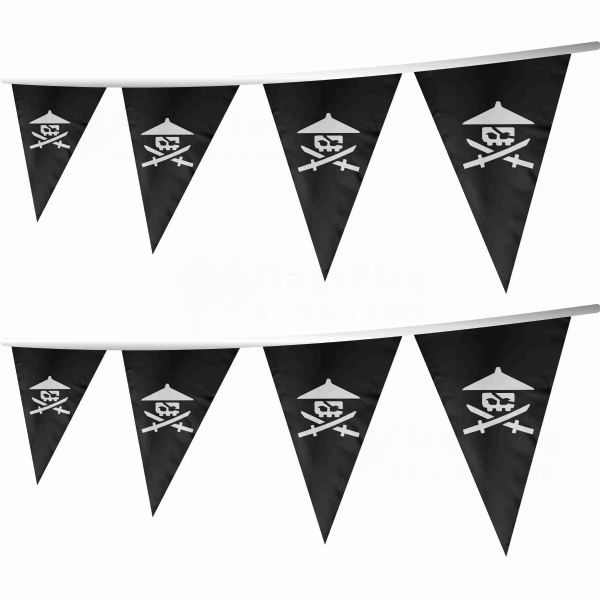 Nadakhans Jolly Roger Stringed Triangle Flag