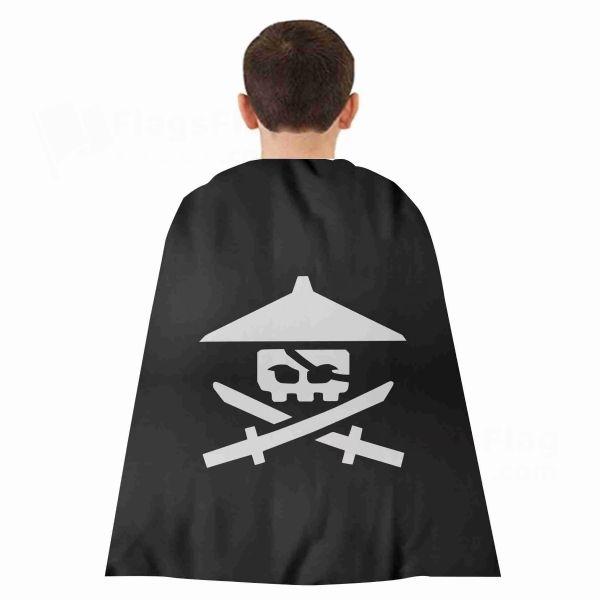 Nadakhans Jolly Roger Woven Fabric Cloak Digital Printing