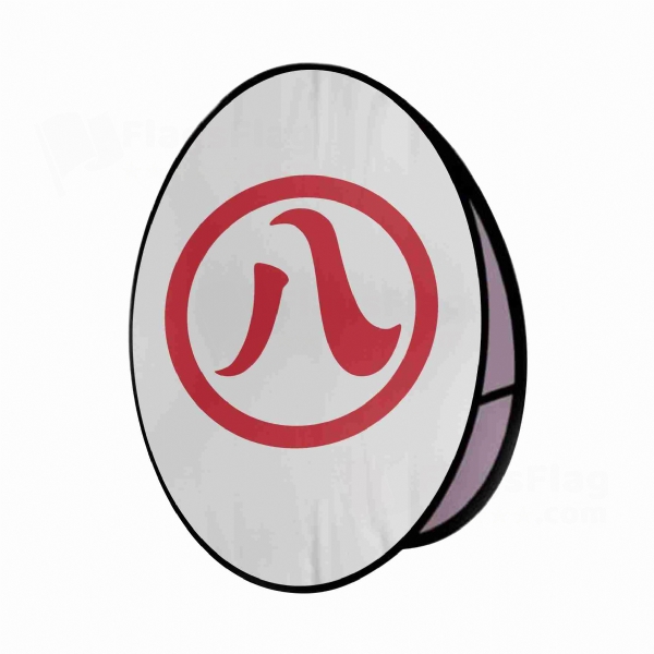 Nagoya Round Cloth Banner Display Stands