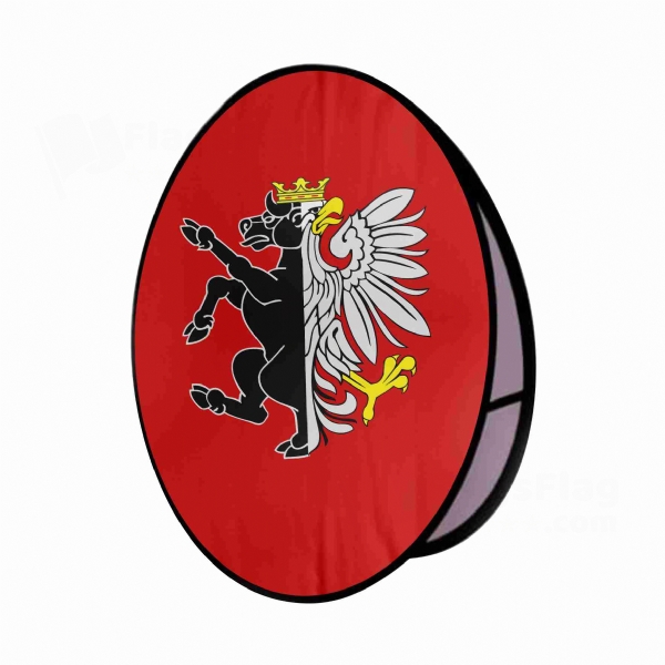 Nakielski Round Cloth Banner Display Stands