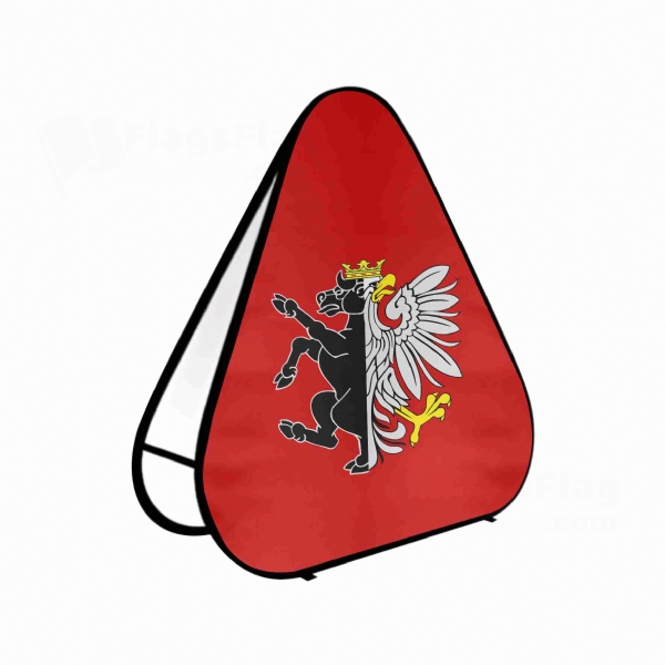 Nakielski Triangle Fabric Banner Display Stands