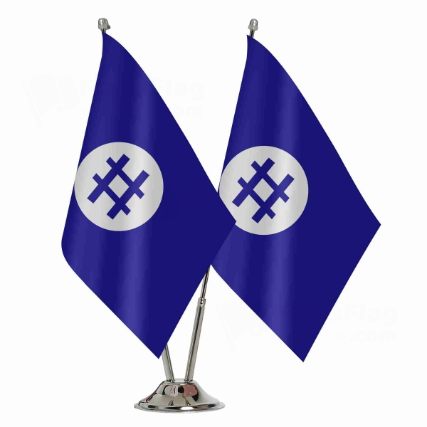 Nation Of Celestial Space Binary Table Flag