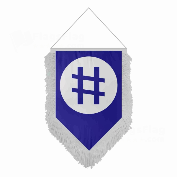 Nation Of Celestial Space Pentagonal Flags