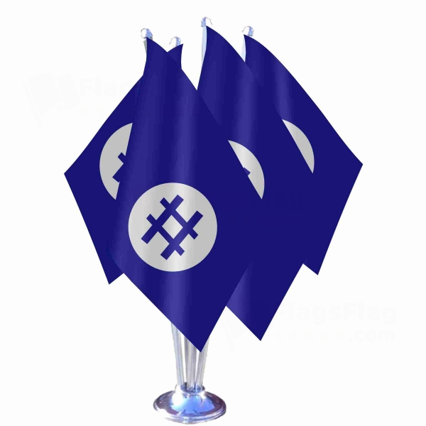 Nation Of Celestial Space Quadruple Table Flag