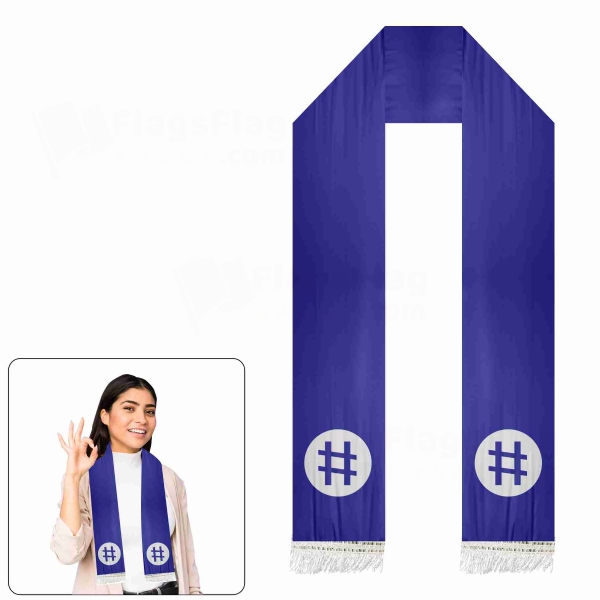 Nation Of Celestial Space Scarf Digital Printing