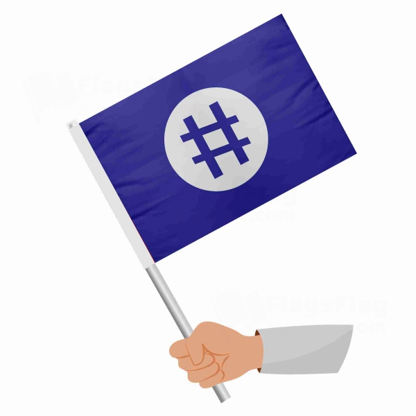Nation Of Celestial Space Stick Flag
