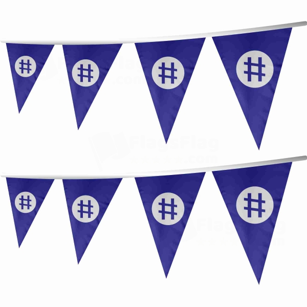 Nation Of Celestial Space Stringed Triangle Flag
