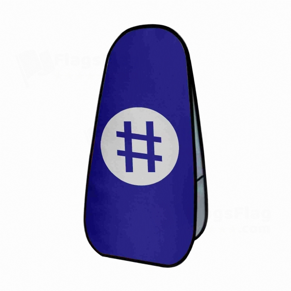 Nation Of Celestial Space Vertical Cloth Banner Display Stands