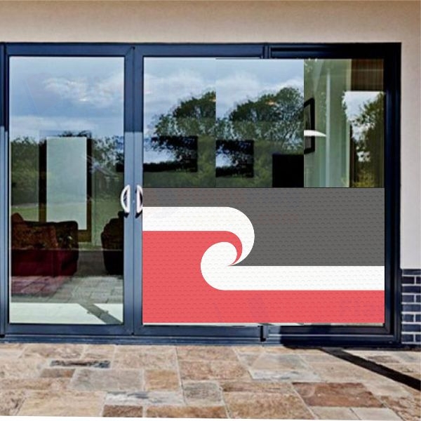 National Maori Glass Film National Maori One Way Vision Printing