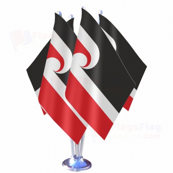 National Maori Quadruple Table Flag