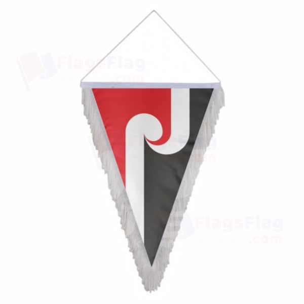 National Maori Triangle Fringed Streamers