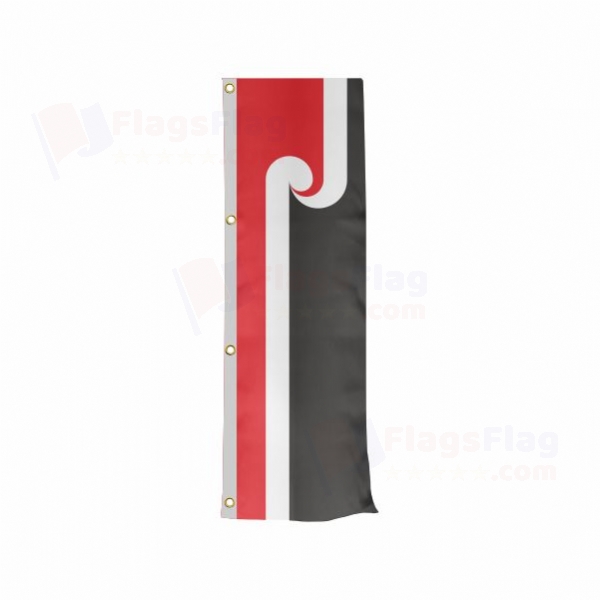 National Maori Vertically Raised Flags