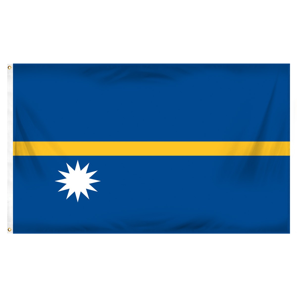 Nauru Fringed Presentation Flags