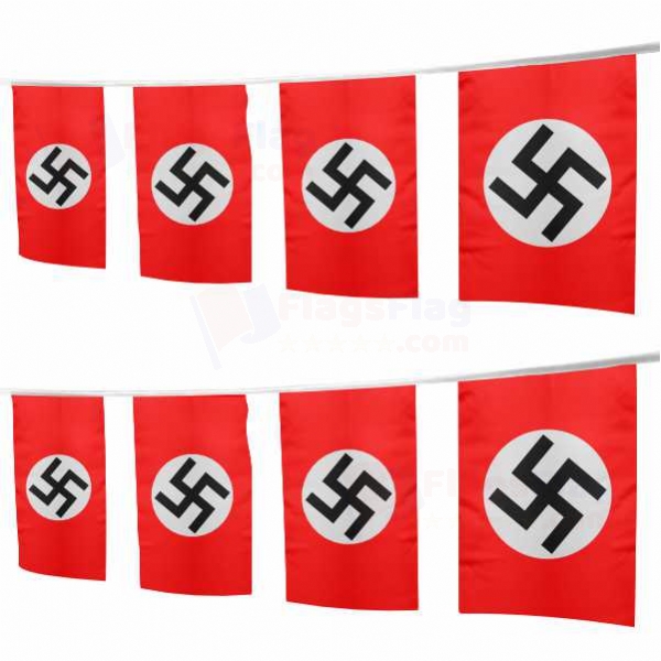 Nazi Germany Square String Flags