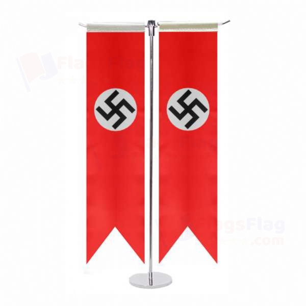 Nazi Germany T Table Flag