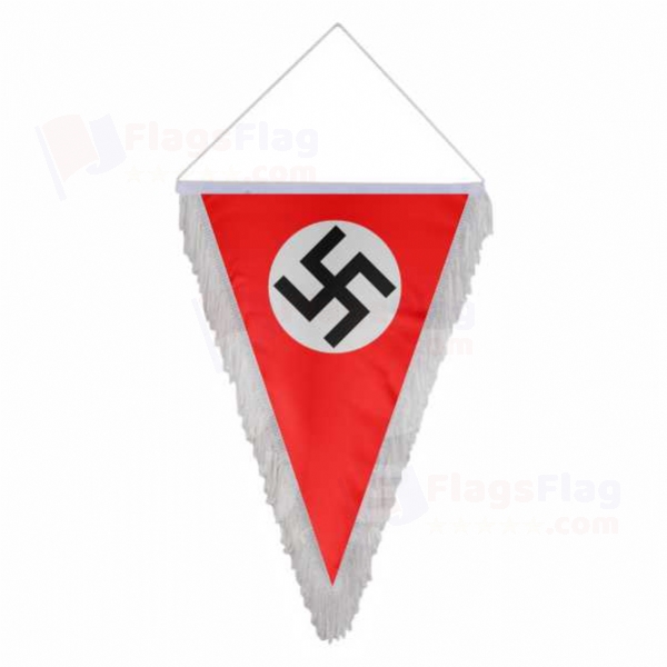 Nazi Germany Triangle Fringed Streamers