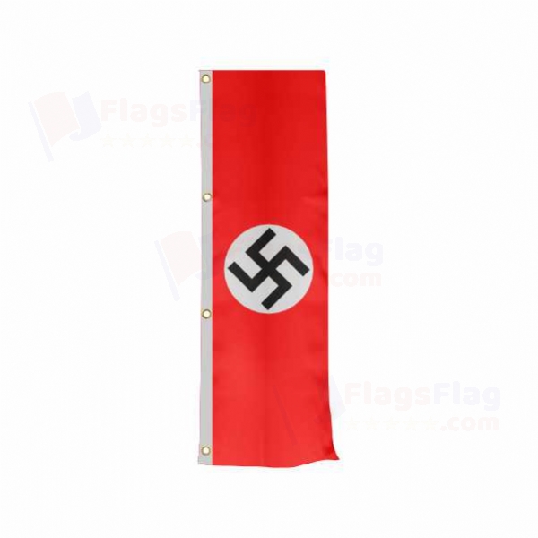 Nazi Germany Vertically Raised Flags