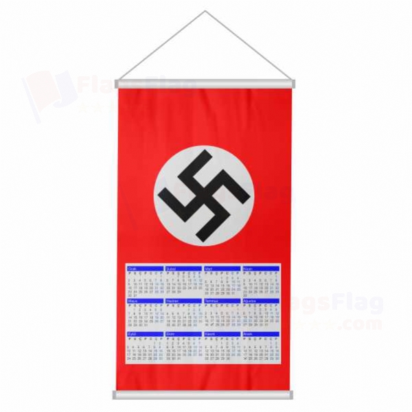 Nazi Germany Woven Fabric Digital Printing Calendar