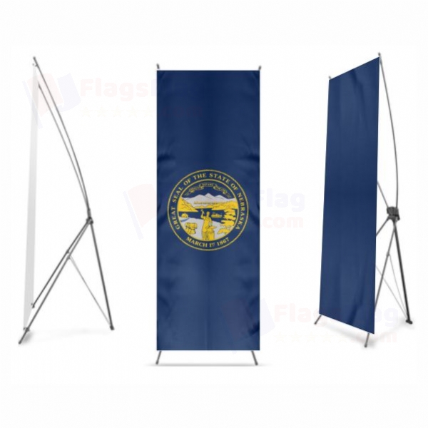 Nebraska Digital Print X Banner