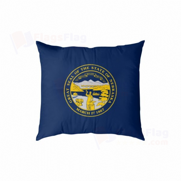Nebraska Digital Printed Pillow Cover