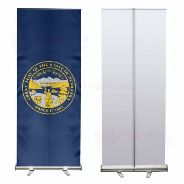 Nebraska Roll Up Banner
