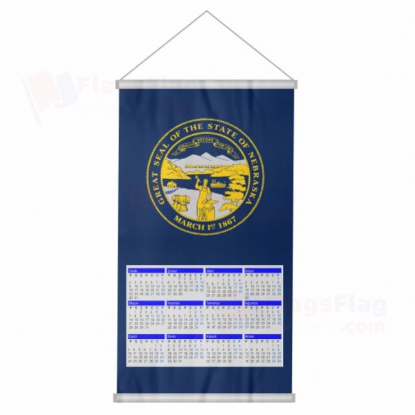 Nebraska Woven Fabric Digital Printing Calendar
