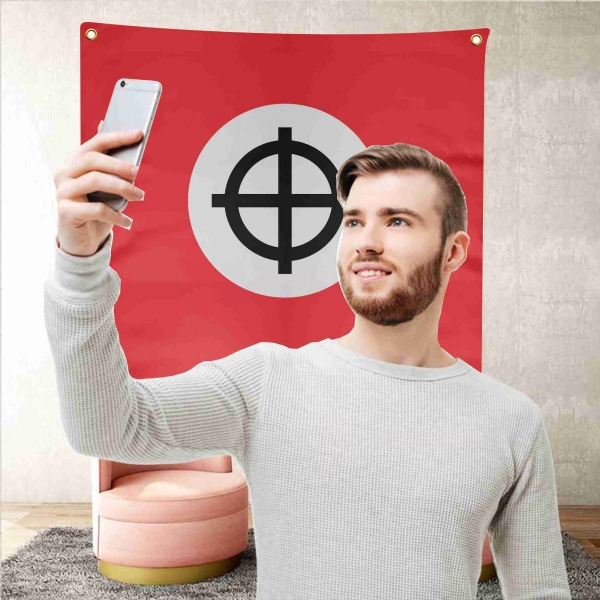 Neo Nazi Celtic Background Selfie Shooting Landscapes