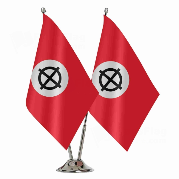 Neo Nazi Celtic Binary Table Flag