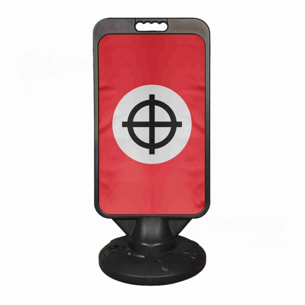 Neo Nazi Celtic Plastic Advertising Pontoon