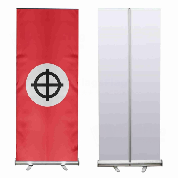 Neo Nazi Celtic Roll Up Banner